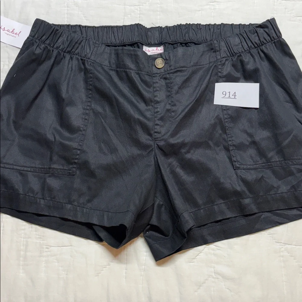Isabel‎ Maternity by Ingrid & Isabel Twill Shorts - Black NWT